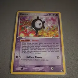 Pokemon TCG Unown EX Unseen Forces Holo Rare 14/28 2005 60 HP - Image 1