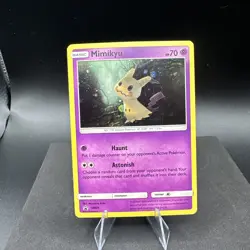 Pokemon TCG Mimikyu SM29 | Black Star Promo | Holo Rare | Holo Scratch* - Image 1