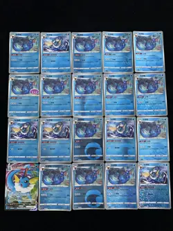 2025 Pokemon TCG S-Chinese Gem Pack Vol.2 Vaporeon Vmax Ball Holo Lot*20 BL25 - Image 1