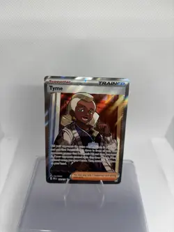 Pokemon TCG Tyme 143/131 Prismatic Evolutions Ultra Rare Full Art Holo Trainer - Image 2