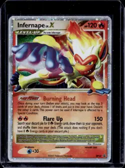 2007 Pokemon Diamond & Pearl Black Star Promos Infernape LV.X #DP10 - Image 1