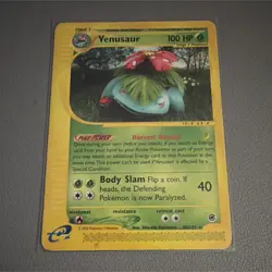 Pokemon TCG Venusaur Expedition Base Set Regular Rare 68/165 2002 English 100 HP - Image 1