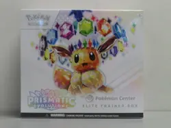 2025 Pokemon Prismatic Evolutions Pokemon Center Sealed ETB Elite Trainer Box - Image 1