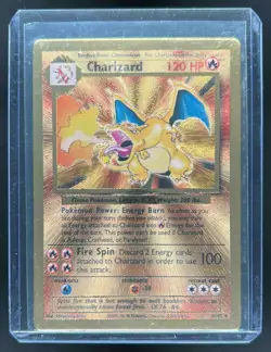 2021 Pokemon Celebrations Charizard Ultra Premium Collection Gold Metal #4 - Image 1