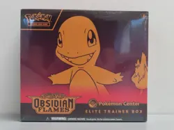 2023 Pokemon Obsidian Flames Pokemon Center Factory Sealed ETB Elite Trainer Box - Image 1