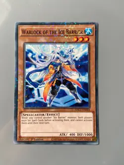 Warlock of the Ice Barrier - Duel Terminal Common 1st Edition HAC1-EN044 Yugioh - Image 1