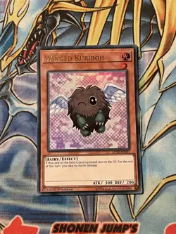 | Yugioh Winged Kuriboh AC19-EN021 1st Ultra Rare Advent Calendar 2019 LP - Image 1