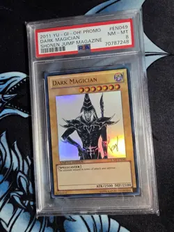 Yu-Gi-Oh! 2011 Shonen Jump Promo Dark Magician JUMP-EN049 PSA 8 - Image 1