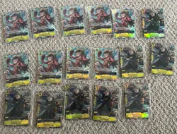 Lot Of 17 Promotional One Piece TCG Cards - 9x Luffy OP07-109 - 8x Zoro OP07-113 - Image 1