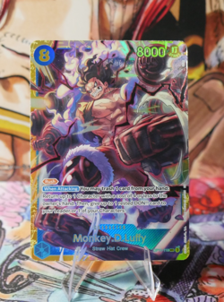 Monkey.D.Luffy OP11-118 SEC - One Piece TCG - English Card Near Mint Secret Rare - Image 1