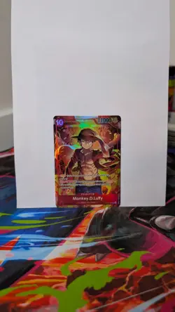 One Piece TCG Monkey D Luffy ST10-006 SR Treasure Booster Set Promo NM - Image 4