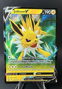 Jolteon V SWSH151 SWSH: Sword & Shield Promo Cards Holo POKEMON TCG [LP] - Image 2