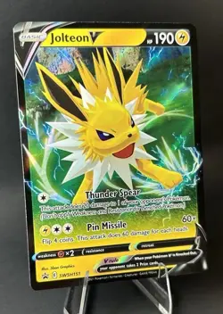 Jolteon V SWSH151 SWSH: Sword & Shield Promo Cards Holo POKEMON TCG [LP] - Image 3