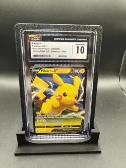 CGC 10 Pokemon PIKACHU V SWSH061 Black Star Promo Gem Mint - Image 1