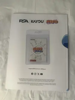PSA Magazine X Kayou Exclusive Naruto Uzumaki SEALED Promo Card December 2025 - Image 3