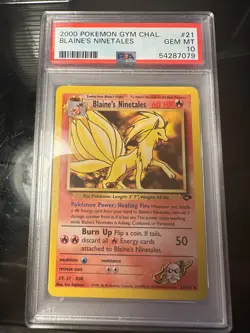 Pokemon Gym Challenge Slabs PSA 10 - 9 - Image 3