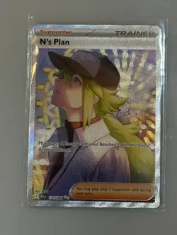 N's Plan 170/086 SV: Black Bolt Special Illustration Rare Pokemon TCG - Image 1