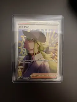 N's Plan 170/086 SV: Black Bolt Special Illustration Rare Pokemon TCG - Image 3