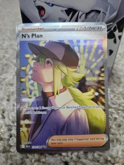 N's Plan 170/086 SV: Black Bolt Special Illustration Rare Pokemon TCG NM+ - Image 2