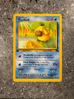 Pokemon TCG Cards 1st Edition Psyduck 53/62 Fossil NM - Image 1
