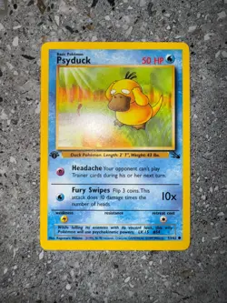 Pokemon TCG Cards 1st Edition Psyduck 53/62 Fossil NM - Image 3