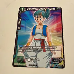 Dragon Ball Super Card Game Dangerous Journey Bulma P-083 Trading Card - Image 1