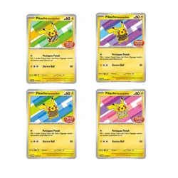 Pokemon Pikachu Card with Batik Exclusive Indonesia - Image 1