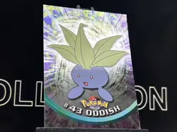 Oddish Holo Foil #43 - Blue Logo Series 1 - Topps Pokemon Card - 2000 - NM - Image 4