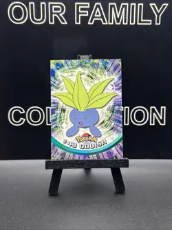 Oddish #43 1998 Topps Pokemon TV Animation Edition Blue Logo Pokemon Card - Image 1