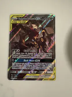 Pokemon Umbreon & Darkrai GX TAG TEAM Promo Holo SM241 English Lot of 3 Cards - Image 3