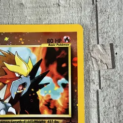 POKEMON CARD Entei Reverse Holo Foil #34 BLACK STAR PROMO Lightly Played - Image 4