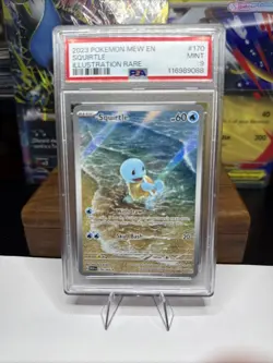 Squirtle 170/165 Sv: Scarlet & Violet 151 Holo PSA 9 Mint Pokemon TCG Card - Image 1