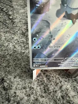 Pokemon TCG Mega Evolution Snover Illustration Card 140/132 M/Nm Condition - Image 5