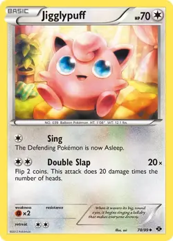 Jigglypuff 78/99 Reverse Holo Next Destinies Pokemon Card - Image 1