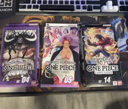 One Piece Card Game English Starter Decks Bundle ST04, ST05 & ST14 (all Sealed) - Image 1