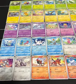 Japanese Saya tsuruta pokemon cards full illustration Set of 42 - Image 4