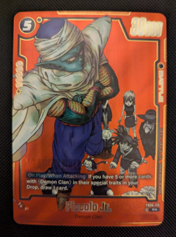 (Piccolo Jr) FB06-113 Alt Art SB01 Dragon Ball Super card Manga Red Fusion World - Image 1