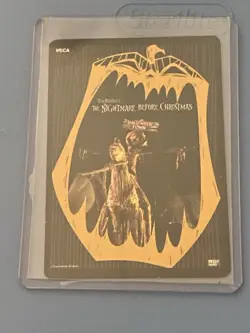 neca nightmare before christmas tcg Ultra Rare Foil Card oogie boogie eight ball - Image 2