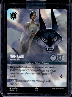 2025 Disney Lorcana Namaari Morning Mist Enchanted 216/204 - Image 1