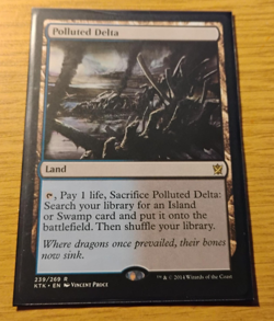 Polluted Delta MTG Khans Of Tarki - Image 1