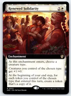 MTG - Aetherdrieft - Renewed Solidarity (Extended Art) #23 -d800 - Image 1