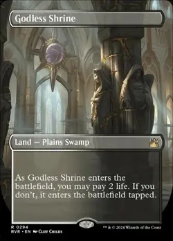 Godless Shrine (Borderless) Ravnica Remastered Regular NM - Image 1