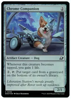 Chrome Companion (Foil) - 0236 - Edge of Eternities - MTG - NM Ships Now - Image 1
