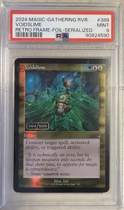 2024 MTG Ravnica Remastered Retro Foil SERIALIZED #388 VOIDSLIME 064/500 PSA 9 - Image 1