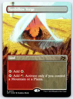 MTG - Aetherdrieft - Foil Sunbillow Verge (Borderless) #373 -d796 - Image 1