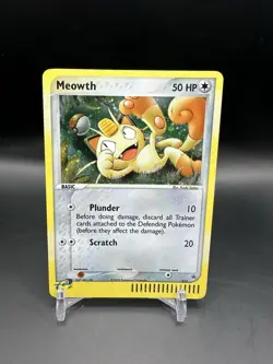 Meowth Pokemon CardBlack Star Promo Holo #013 2003 - Image 1