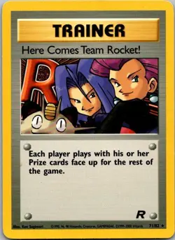 Team Rocket #71/82 Here Comes Team Rocket! (71) Pokemon Moderately Played - Image 1