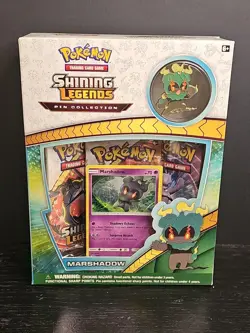 Pokemon 2017 Shining Legends Marshadow Pin Collection Box Sealed - Image 1