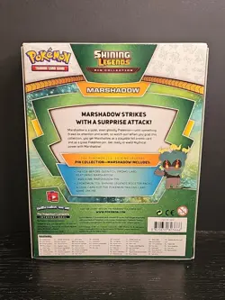Pokemon 2017 Shining Legends Marshadow Pin Collection Box Sealed - Image 2