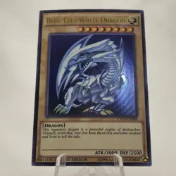 YuGiOh! Blue-Eyes White Dragon | CT13-EN008 | Ultra Rare | Limited Edition | NM - Image 1
